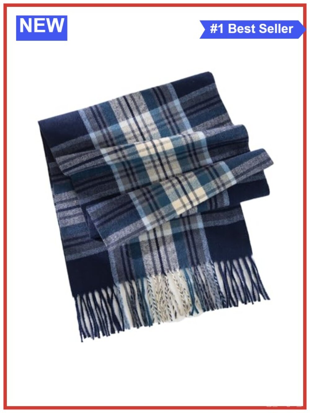 Plaid Tartan Scarf Women Men Oversized Shawl Wrap Blanket Polyester